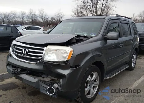 2012 Honda Pilot Ex-L from USA, damaged, VIN 5FNYF4H56CB035124
